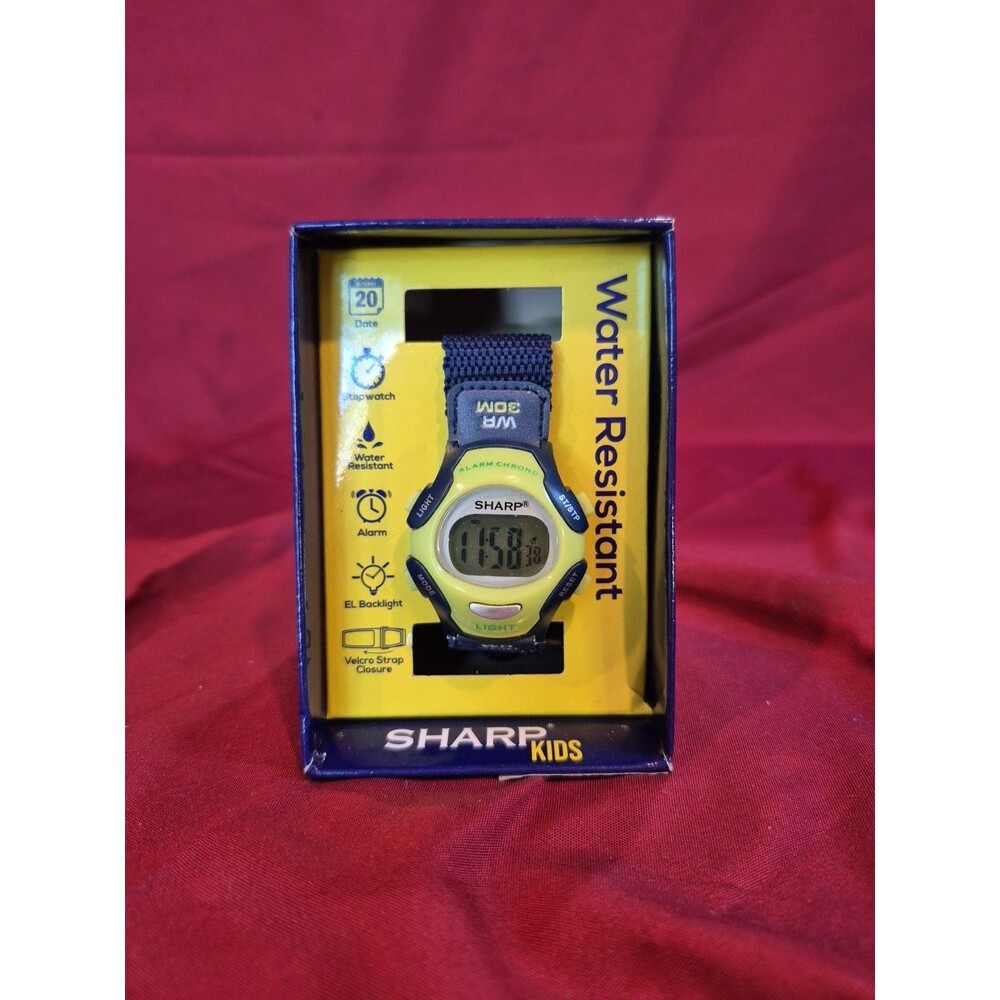 NIB SHARP KIDS Digital Watch Great Holiday Gift Stocking Stuffer